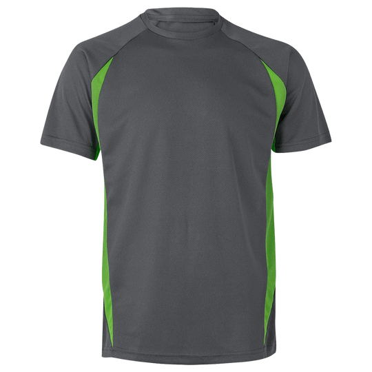 Κοντομάνικη μπλούζα VELILLA GREY/GREEN - 1