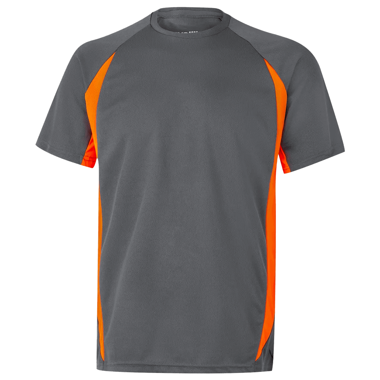 Tricou VELILLA GRI/PORTOCALIU - 1