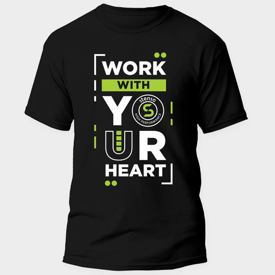 T-shirt with logo PAYPER SUNSET BLACK/GREEN