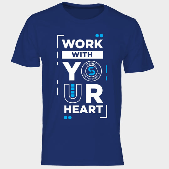 T-shirt with logo PAYPER SUNSET ROYAL BLUE