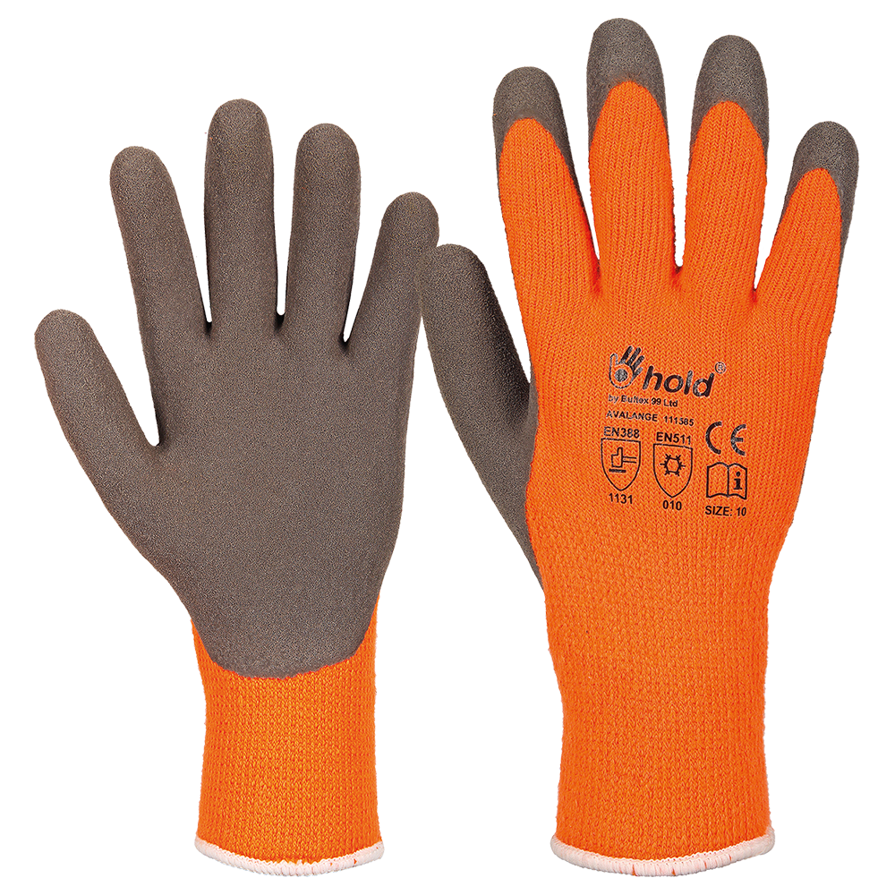 Winter gloves latex dipped AVALANGE