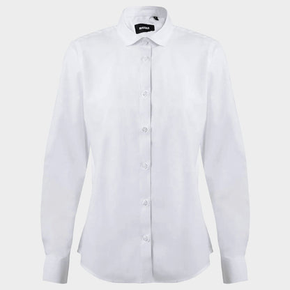 Cămașă cu mânecă lungă de damă VELILLA WHITE - 1