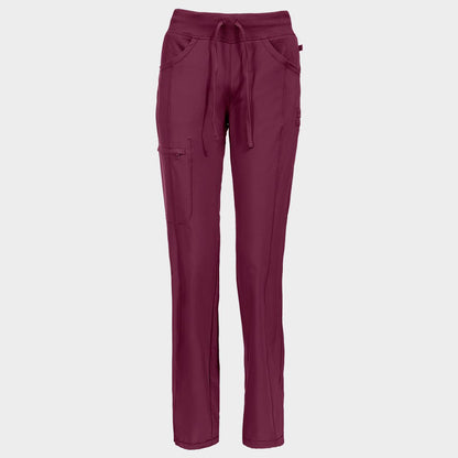 Women's medical pants CHEROKEE BORDEAUX CKE1123A - 1