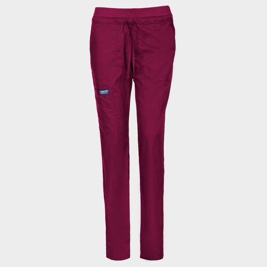 Pantaloni medicali de damă CHEROKEE MR TAPERED VIȘINIU WWE105 - 1