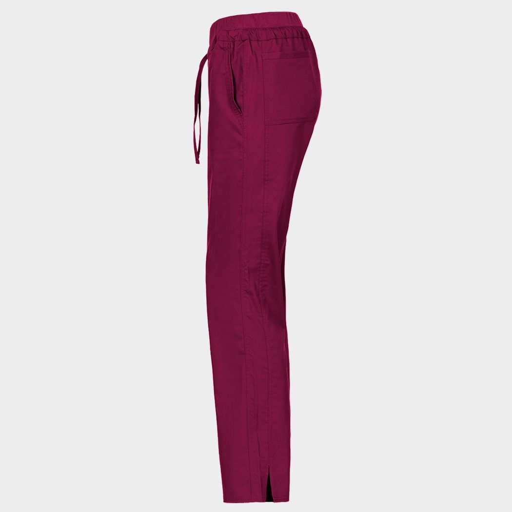 Дамски медицински панталон CHEROKEE MR TAPERED BURGUNDY WWE105 - 4