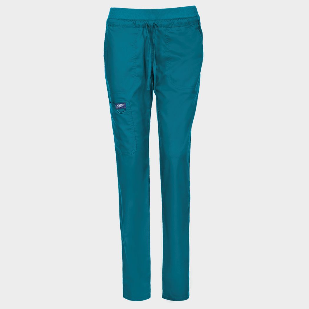 Дамски медицински панталон CHEROKEE MR TAPERED PETROL WWE105 - 1