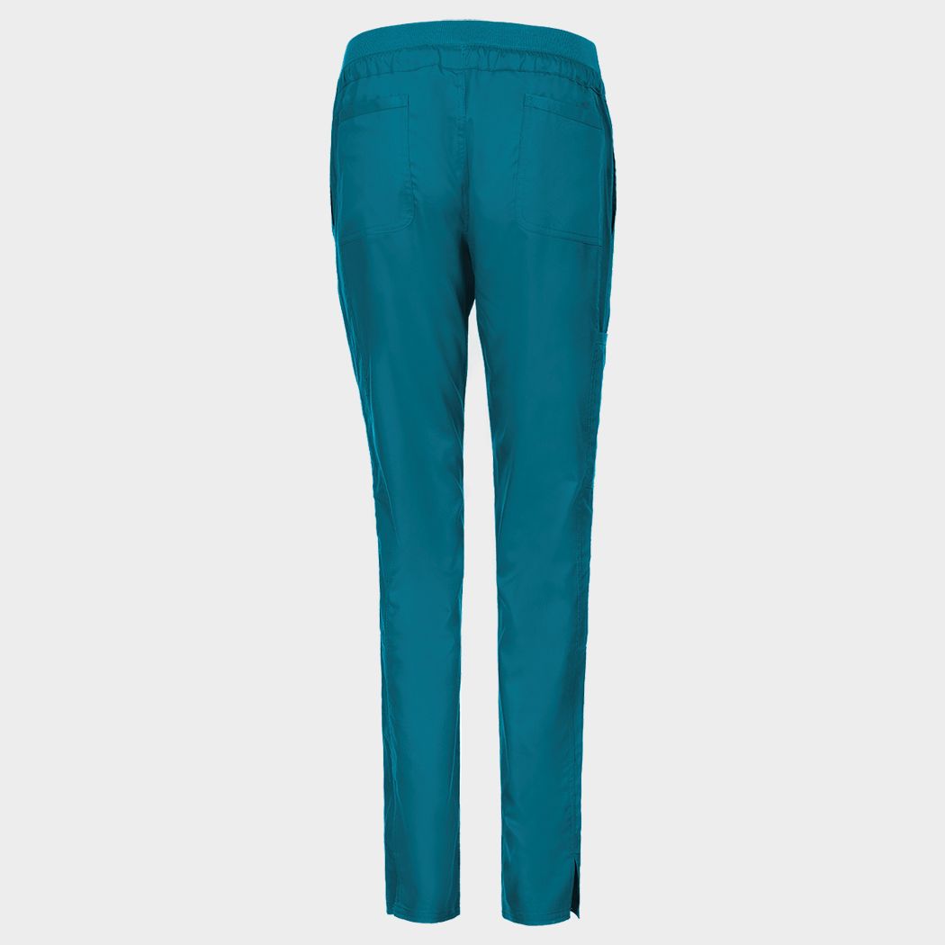 Дамски медицински панталон CHEROKEE MR TAPERED PETROL WWE105 - 2