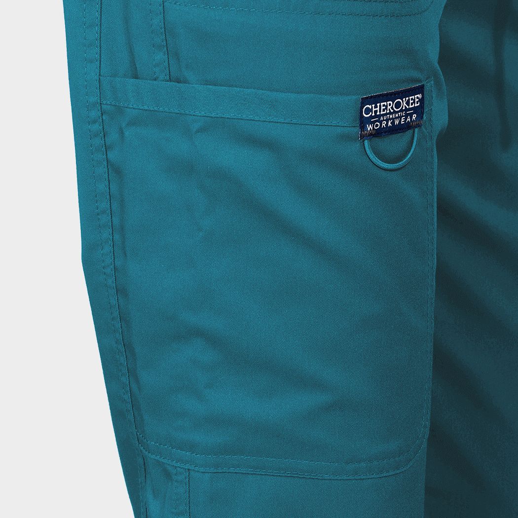 Дамски медицински панталон CHEROKEE MR TAPERED PETROL WWE105 - 8