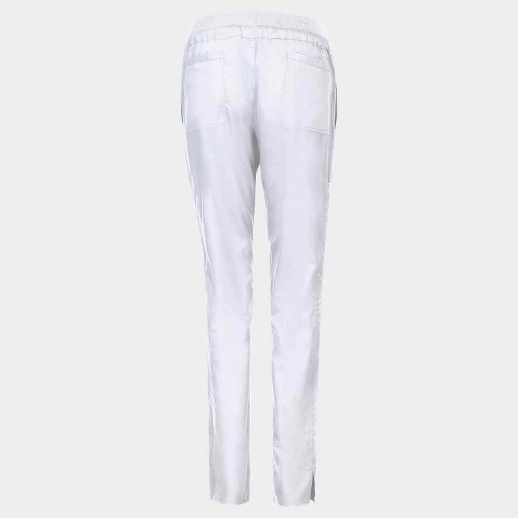 Women's medical pants CHEROKEE MR TAPERED WHITE WWE105 - 2