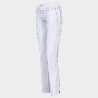 Women's medical pants CHEROKEE MR TAPERED WHITE WWE105 - 3