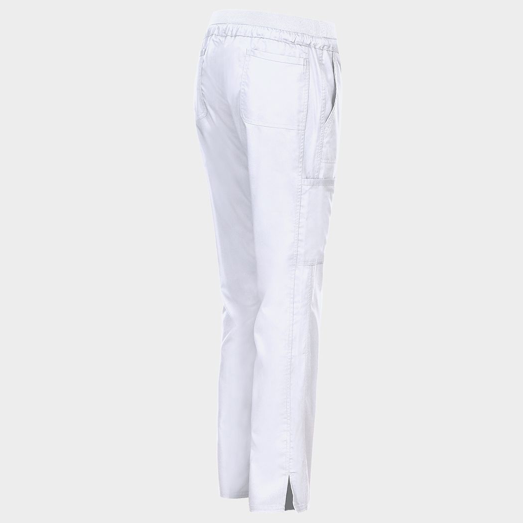 Women's medical pants CHEROKEE MR TAPERED WHITE WWE105 - 5