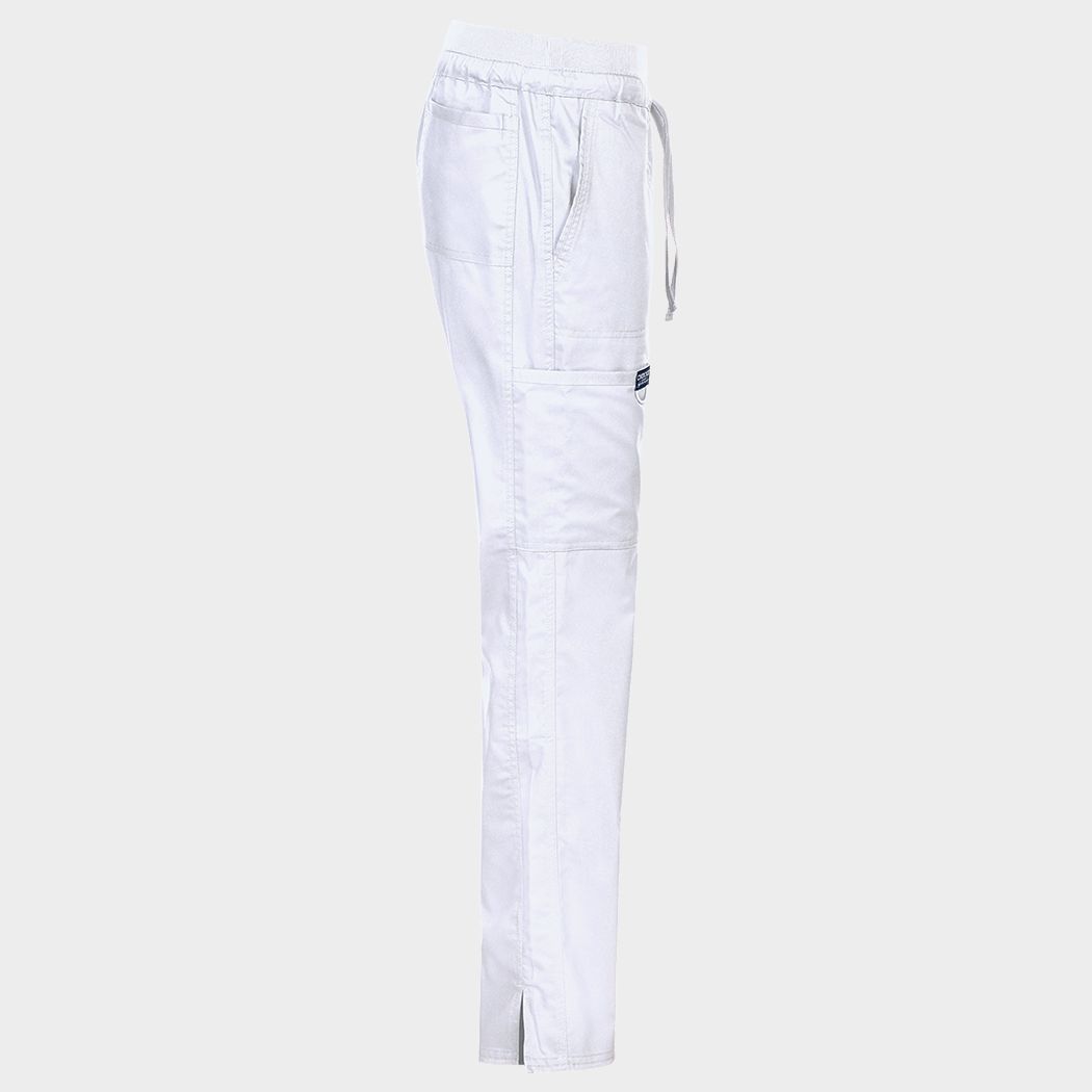Women's medical pants CHEROKEE MR TAPERED WHITE WWE105 - 6