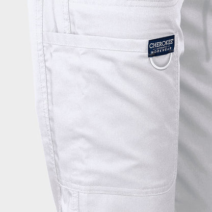 Women's medical pants CHEROKEE MR TAPERED WHITE WWE105 - 7
