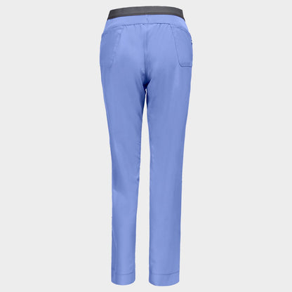 Women's medical pants CHEROKEE SLIM LIGHT BLUE CKE1124A - 2