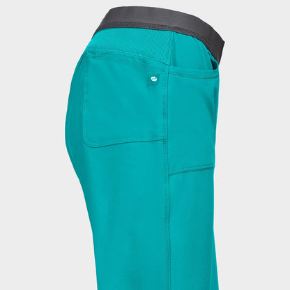 Women's medical pants CHEROKEE SLIM LIGHT PETROL CKE1124A - 5