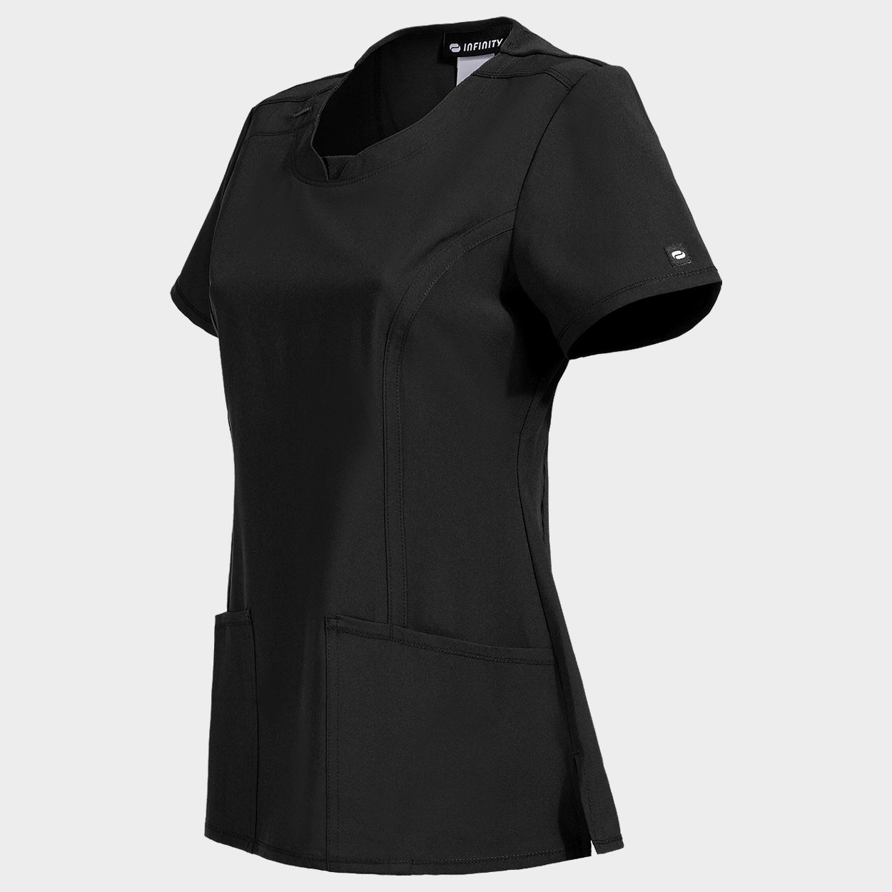 Γυναικεία ιατρική μπλούζα CHEROKEE ROUD BLACK CKE2624A - 3