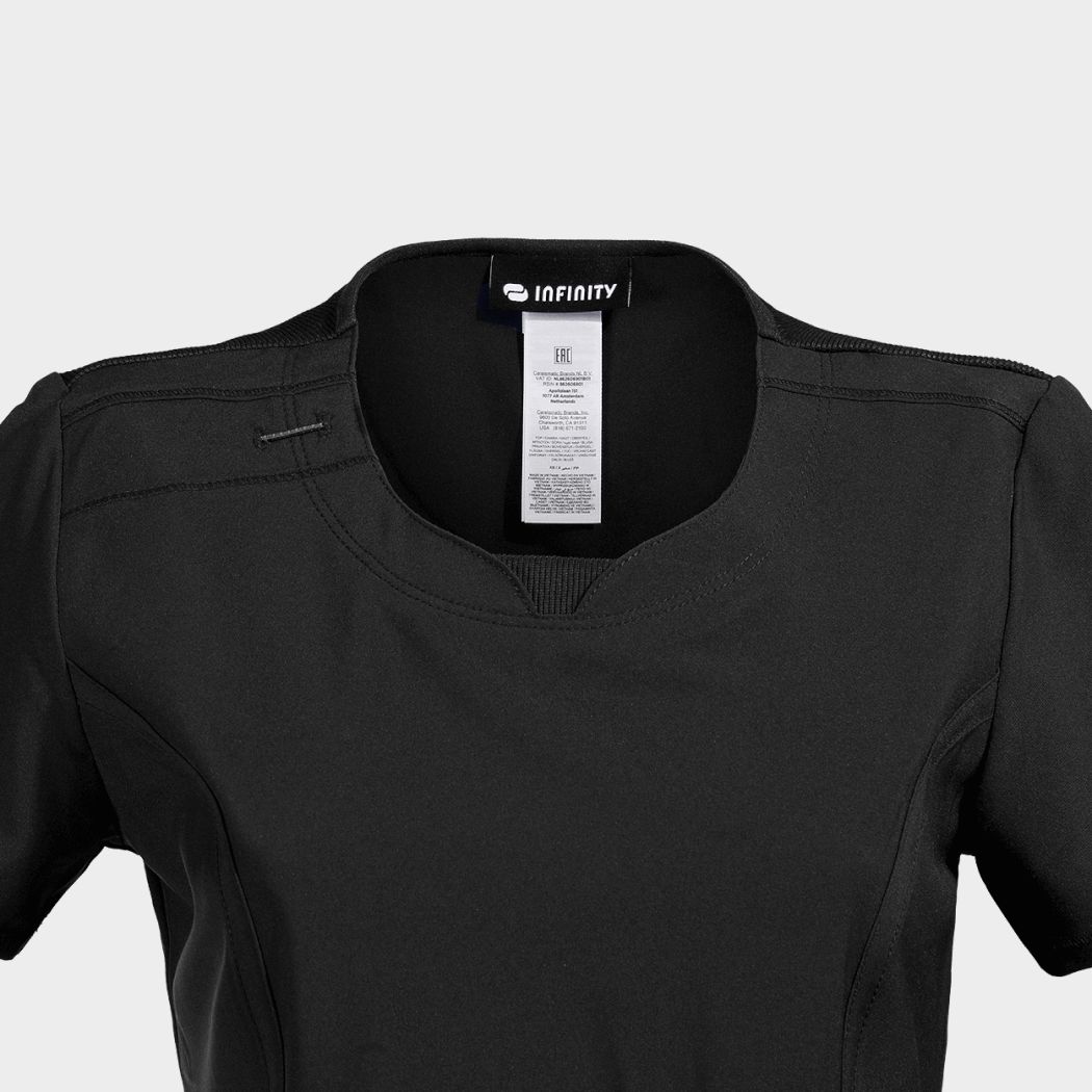 Γυναικεία ιατρική μπλούζα CHEROKEE ROUD BLACK CKE2624A - 5