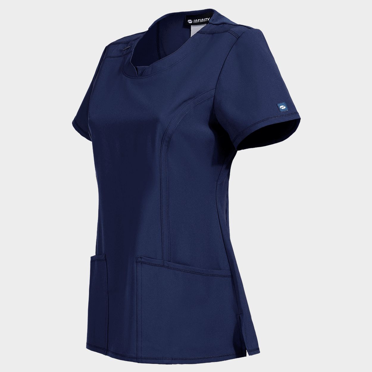 Women's medical tunic CHEROKEE ROUD DARK BLUE CKE2624A - 3