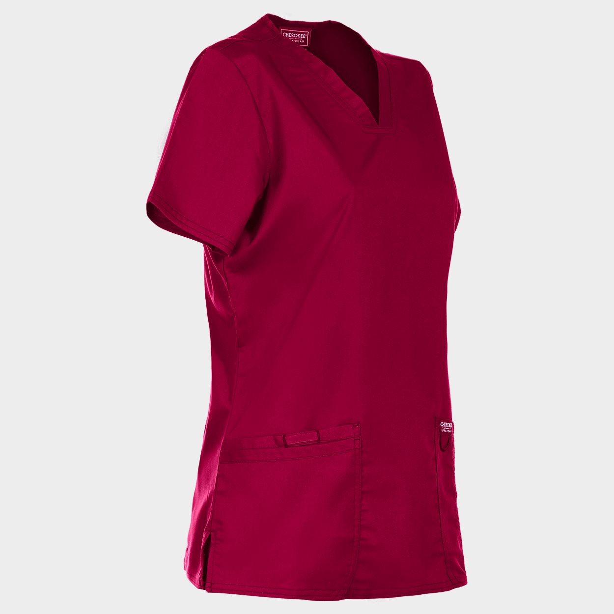 Tunică medicală de damă CHEROKEE V-NECK VIȘINIU WWE620 - 4