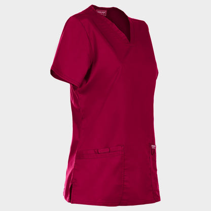Tunică medicală de damă CHEROKEE V-NECK VIȘINIU WWE620 - 4