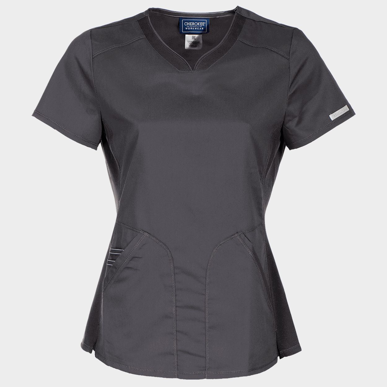 Дамска медицинска туника CHEROKEE V-NECK GREY WWE601 - 1