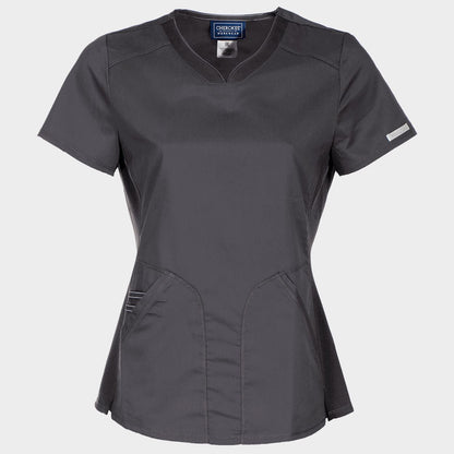 Дамска медицинска туника CHEROKEE V-NECK GREY WWE601 - 1
