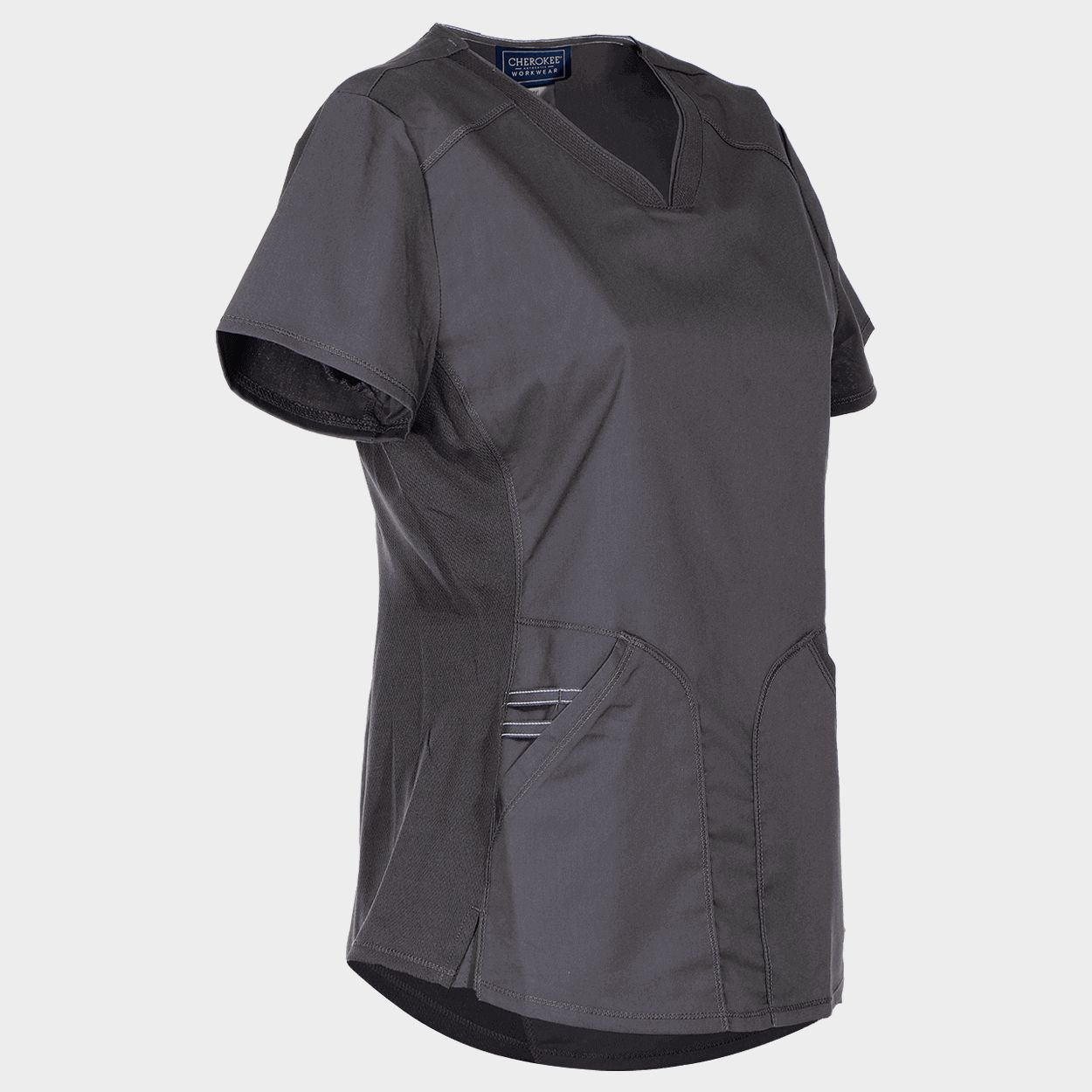 Дамска медицинска туника CHEROKEE V-NECK GREY WWE601 - 3