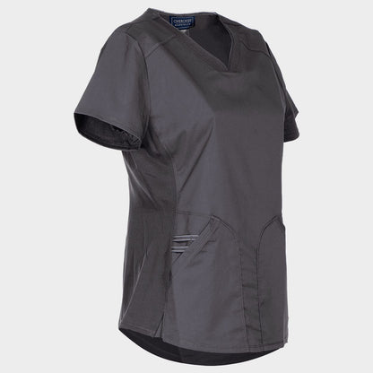Дамска медицинска туника CHEROKEE V-NECK GREY WWE601 - 3