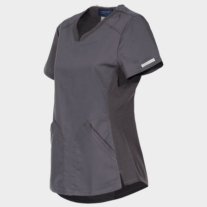 Дамска медицинска туника CHEROKEE V-NECK GREY WWE601 - 4