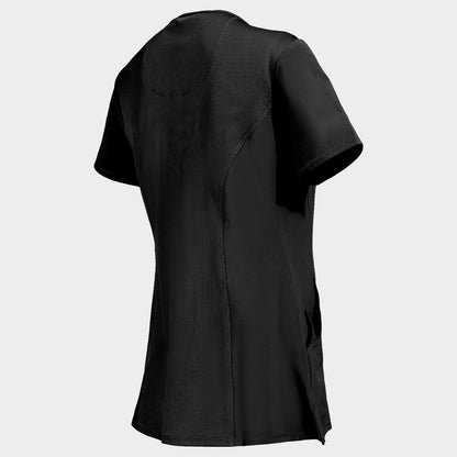 Women's medical tunic CHEROKEE WRAP BLACK CKE2625A - 4