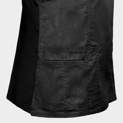 Women's medical tunic CHEROKEE WRAP BLACK WWE4728 - 6