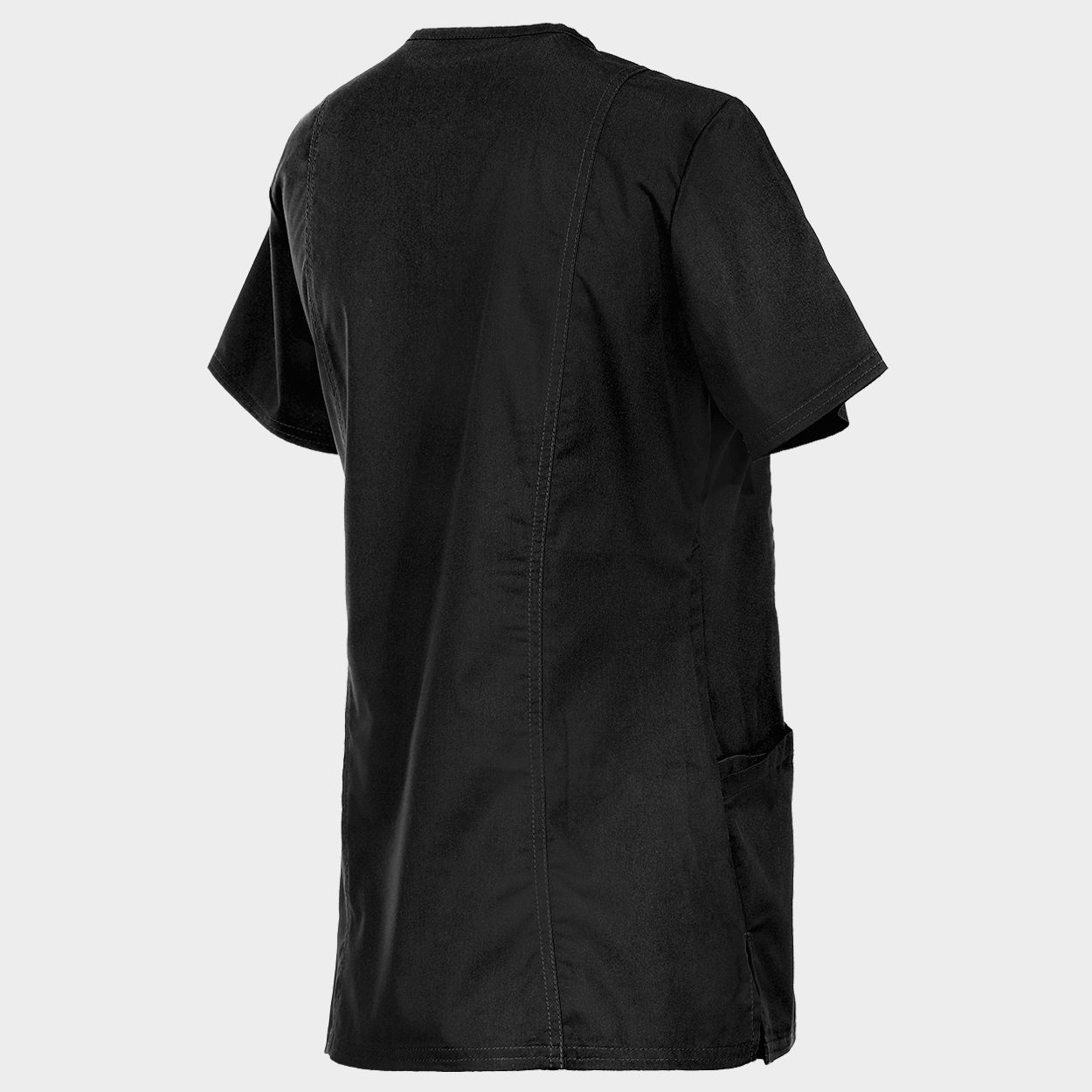 Tunică medicală de damă CHEROKEE WRAP NEGRU WWE610 - 4