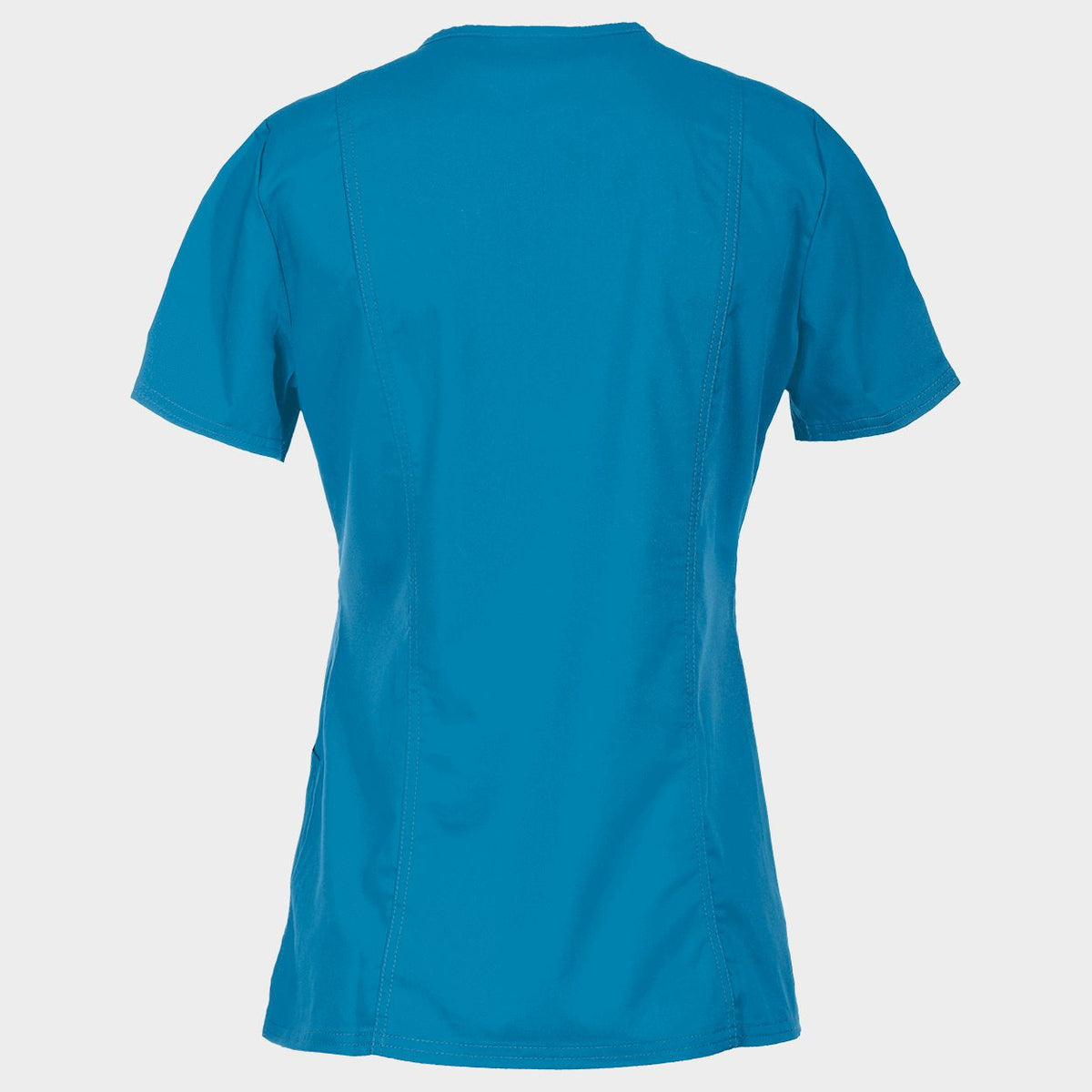 Tunică medicală de damă CHEROKEE WRAP CARIBBEAN BLUE WWE610 - 2