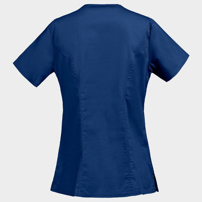 Дамска медицинска туника CHEROKEE WRAP DARK BLUE WWE4728 - 2