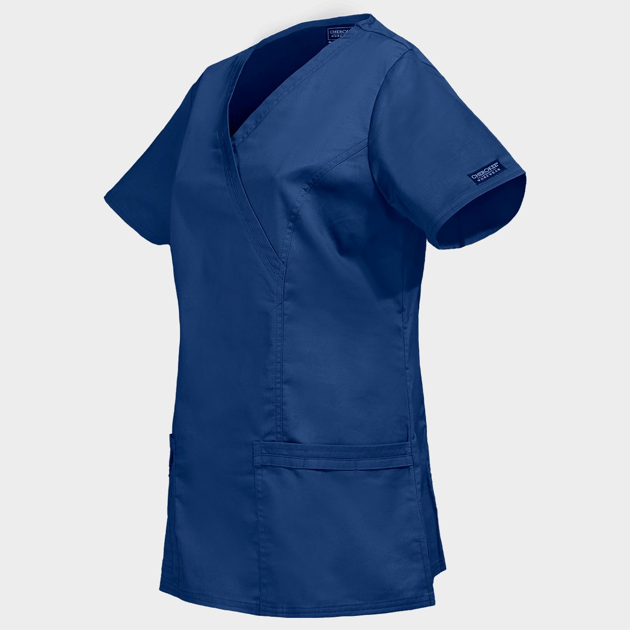 Дамска медицинска туника CHEROKEE WRAP DARK BLUE WWE4728 - 3