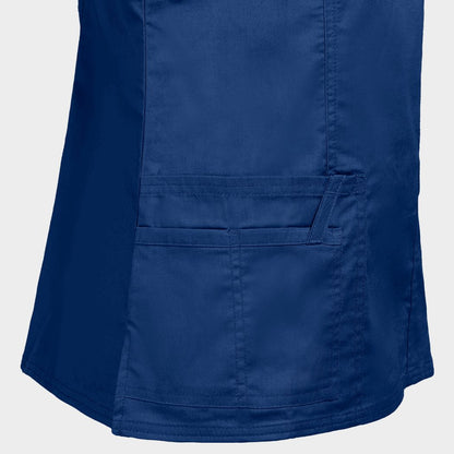 Дамска медицинска туника CHEROKEE WRAP DARK BLUE WWE4728 - 6