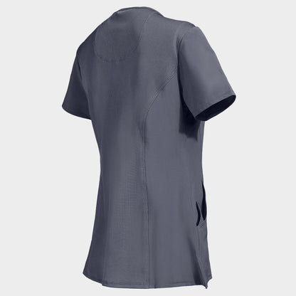 Women's medical tunic CHEROKEE WRAP GREY CKE2625A - 4