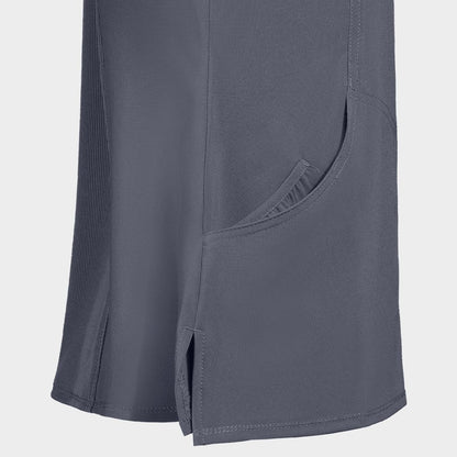 Women's medical tunic CHEROKEE WRAP GREY CKE2625A - 5