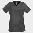 Women's medical tunic CHEROKEE WRAP GREY WWE4728 - 1