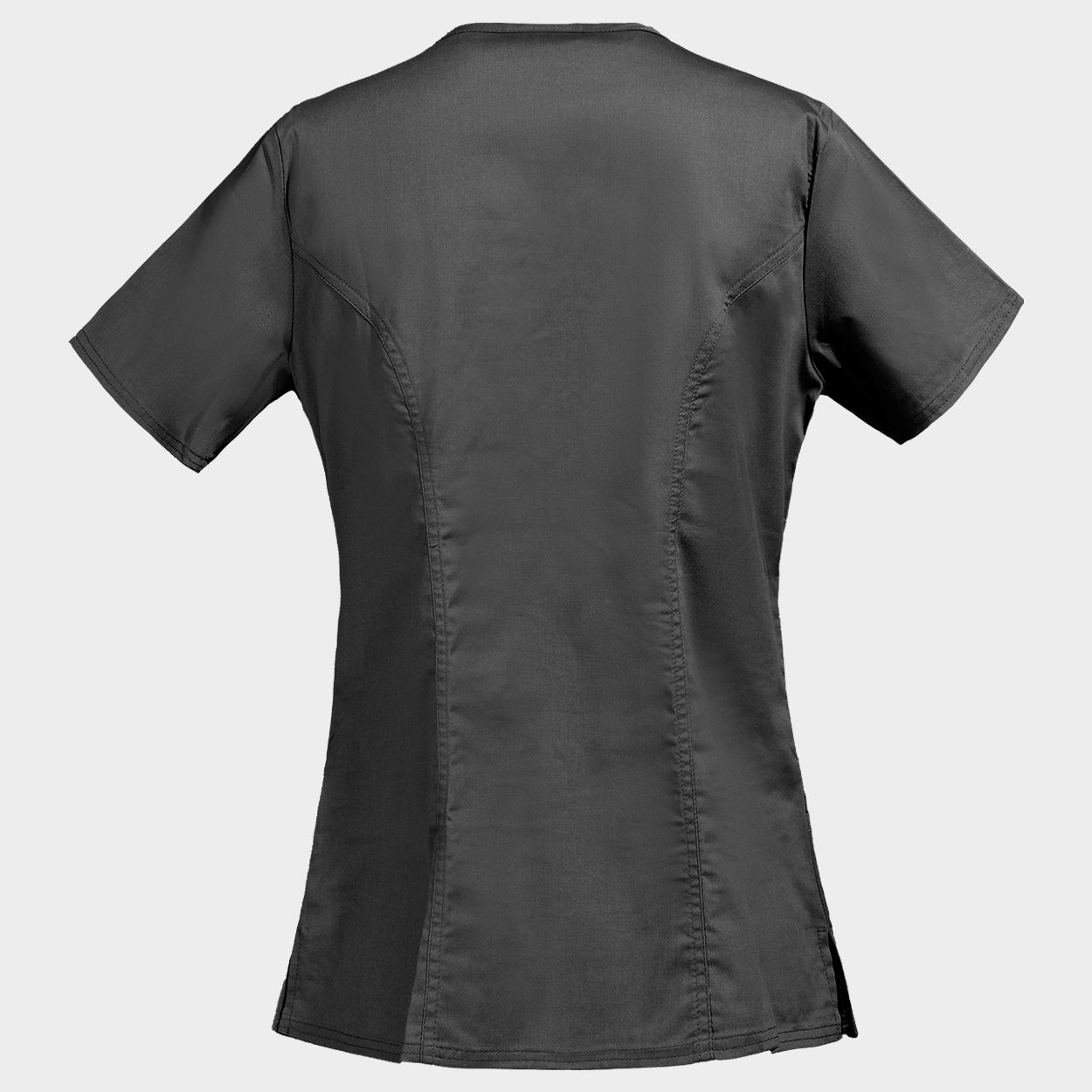 Women's medical tunic CHEROKEE WRAP GREY WWE4728 - 2