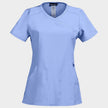 Women's medical tunic CHEROKEE WRAP LIGHT BLUE CKE2625A - 1