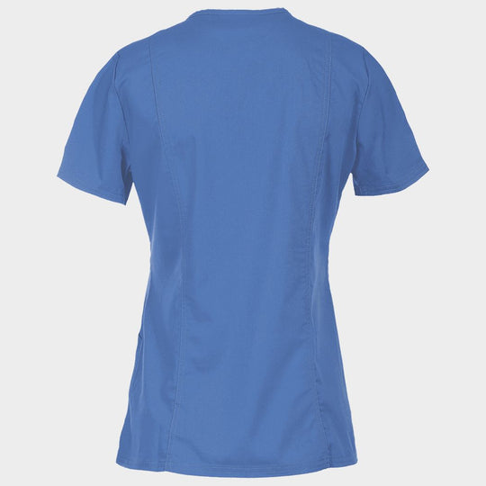 Women's medical tunic CHEROKEE WRAP LIGHT BLUE WWE610 - 2