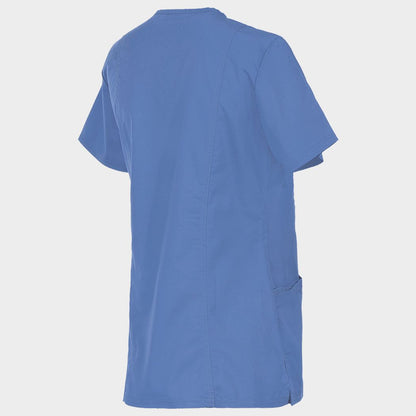 Women's medical tunic CHEROKEE WRAP LIGHT BLUE WWE610 - 4