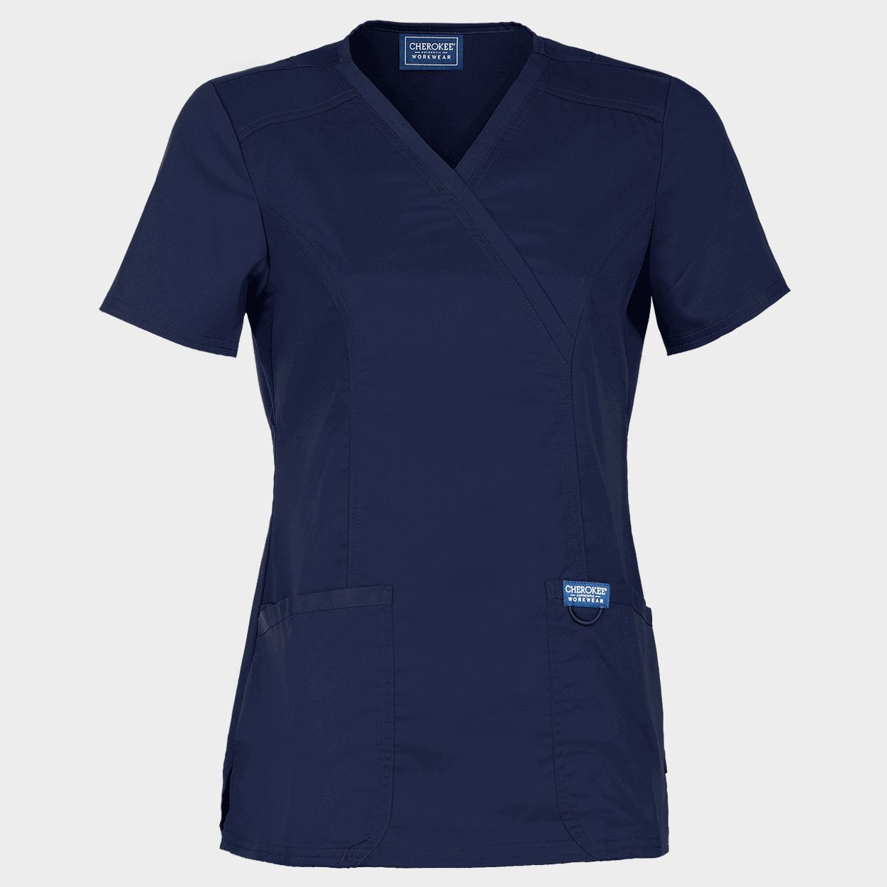 Γυναικεία ιατρική μπλούζα CHEROKEE WRAP NAVY WWE610 - 1