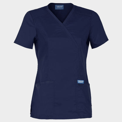 Γυναικεία ιατρική μπλούζα CHEROKEE WRAP NAVY WWE610 - 1
