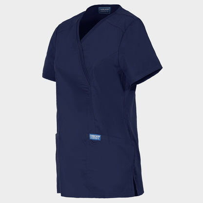 Γυναικεία ιατρική μπλούζα CHEROKEE WRAP NAVY WWE610 - 3