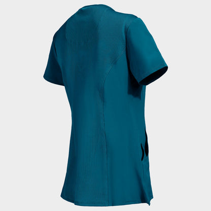 Women's medical tunic CHEROKEE WRAP PETROL CKE2625A - 4