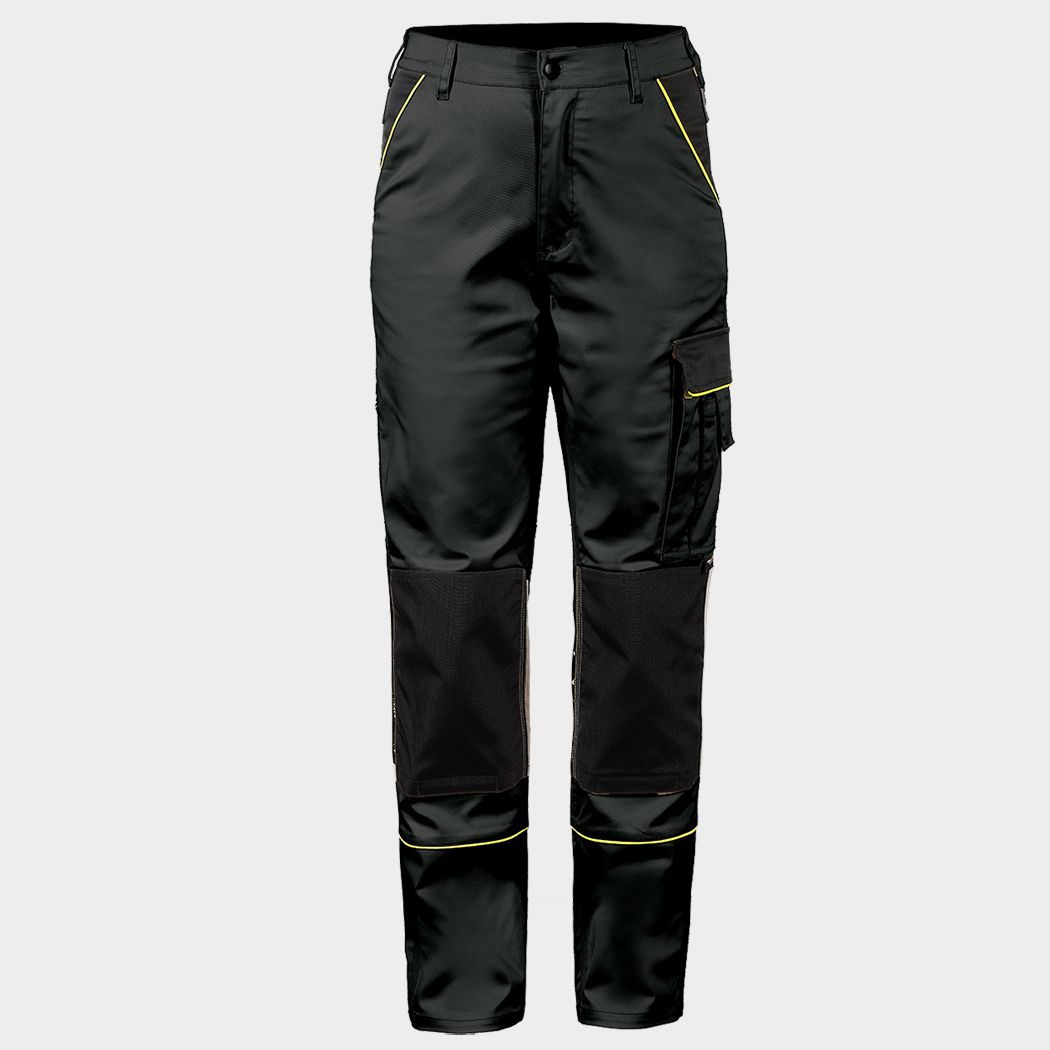 Pantaloni de damă BELLA STRETCH NEGRU - 1