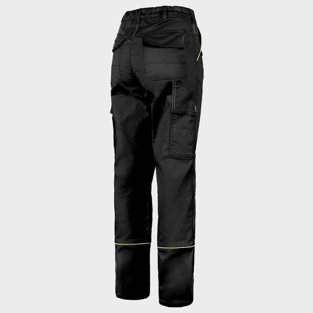 Pantaloni de damă BELLA STRETCH NEGRU - 4
