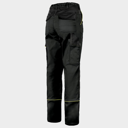 Pantaloni de damă BELLA STRETCH NEGRU - 4